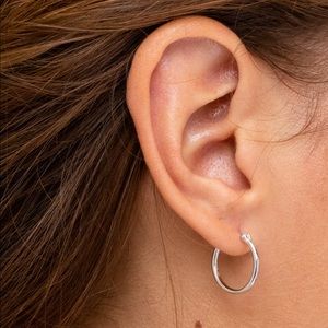 Sterling Silver Hoops
